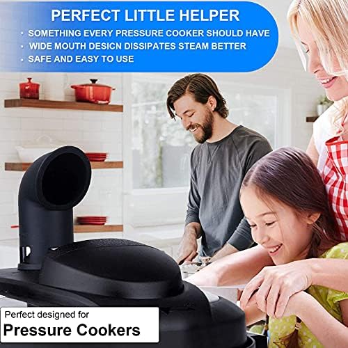 Дивертер за ослободување на силиконски пареа, додатоци за шпорет на силиконски притисок за Ninja Foodi, Crock Pot, шпорет за притисок