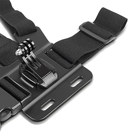 Lupholue chest strap mount harness harty chesty mobel држач за мобилни телефони компатибилен со iPhone, Samsung, GoPro Hero 11, 10, 9, 8,