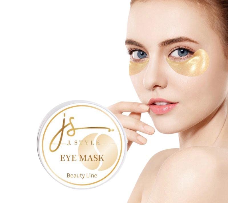 JS J. Стил колаген маска за очи - хидролизирани колагенски закрпи за очи алое вера хијалуронска киселина влошки за нега на кожата против
