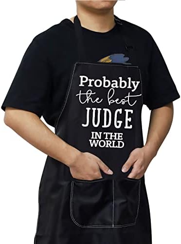 WZMPA Адвокат Престилка Со Џебови Судија Подароци Веројатно Најдобриот Судија Во Светот Прилагодлив Престилка За Нов Судија Пензиониран Судија