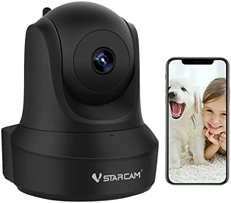 VSTARCAM Внатрешна Безбедносна Камера, 1080p HD Wifi Камера, Бебе Камера, Пет Камера, Бебе Монитор Со Ноќно Гледање 2-Насочен Аудио,