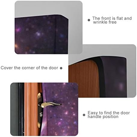 Вратите на Enevotx опфаќаат прекрасни капаци на вратата на starвездата на вратата на вратата Издржлива украси на вратата на ткаенината