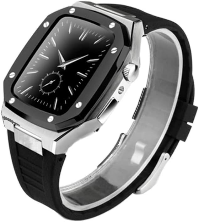 Комплет за модификација на луксуз ZEDEVB за Band Apple Watch Band 45mm 41mm/40mm 44mm Mod Metal Watch Case for iwatch Series 8 7