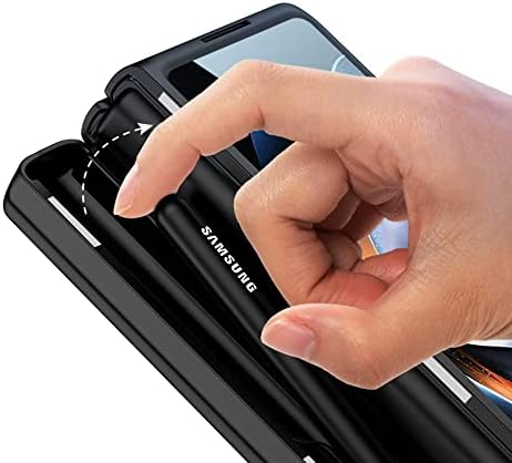БРАЈИВ За Samsung Galaxy Z Пати 4 Случај Со Заштита На Шарка, Монтажни S Пенкало Носителот &засилувач; Вграден Заштитник На Екранот