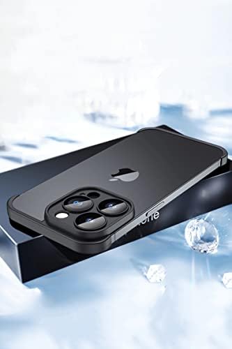 ЛЕКЕВО Без Рамка Одговара за Iphone 13 Pro Max Браник Случај Со Заштитник На Објективот На Камерата, Тенок Мек Tpu Шок-Отпорен Телефонски