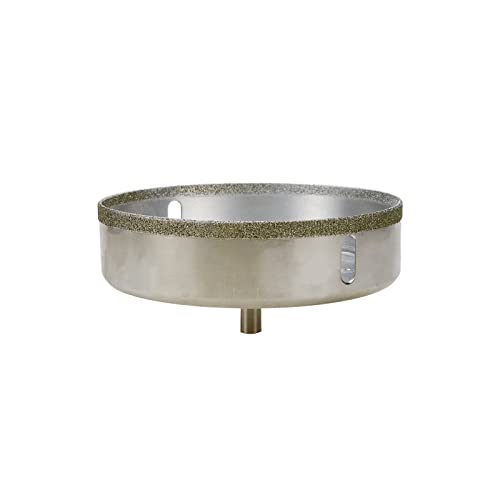 Алатка за дупчење на стаклена дупка Rannb, алатка за дупчење со дијаманти обложена со тапа за мермер од керамички плочки - 5,5 -инчен/140мм