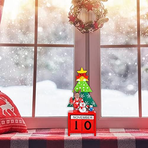 Кисангел Блок Божиќ Ирваси Ева Биро За Блокови Декорација Божиќ Фаворизира Дрво Подарок Години Дизајн Дрвен Месец Одбројување Снешко