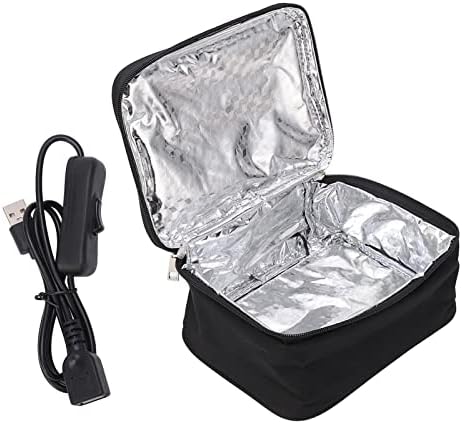 Преносна кутија за ручек за греење на рерна, USB мини електрична загреана кутија за ручек, потопла храна загреани кутии за ручек, ладилник