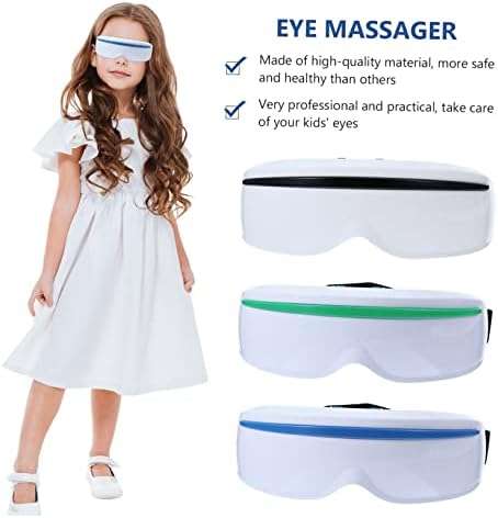 Исценета 1 сет детска масажер топлина за очите на очите, Зелените торби Децата Деца се релаксираат за премија вирус преносни мултифункционални