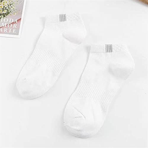 Чорапови на Mmingzhi за жени 5 пар памучни чорапи на глуждот, кои работат со влага