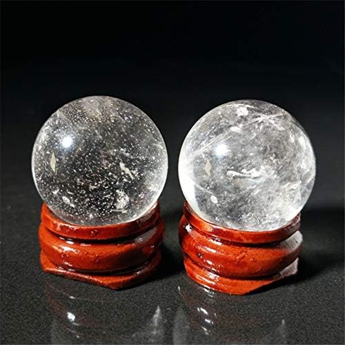 1 парчиња 20мм-30мм Среќно природно бело чист калцит кварц кристален камен топка Виножито кристална сфера топка за заздравување
