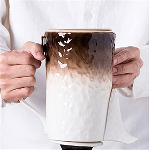 Uxzdx кафеав градиент керамички чај постави вода чаша чајник ладен котел со табела за домаќинства попладневна чаша чаша сет кафе чаша сет