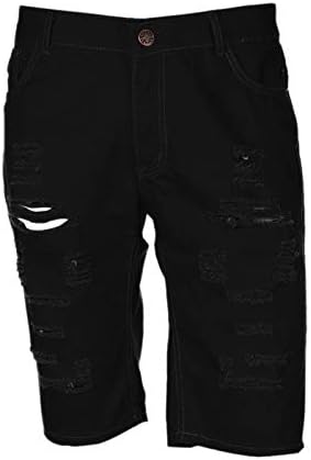 Xiloccer шорцеви за мажи 2021 Менс карго шорцеви летни обични фитнес дупка искинати спортски шорцеви панталони џогери панталони подарок