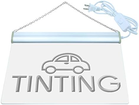 Поправки на автоматски делови за автомобили со Advpro Tining Car LED Neon Sign Red 16 x 12 инчи ST4S43-I464-R