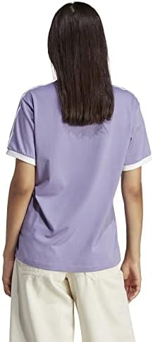 Адидас Оригинали женски плус големина 3-ленти маица