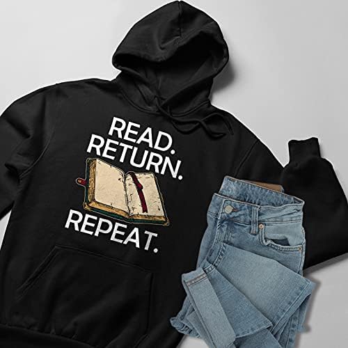 Подароци за библиотекар на мазоли, за loversубители на книги, симпатичен дизајн на џемпери со качулка со аспиратор