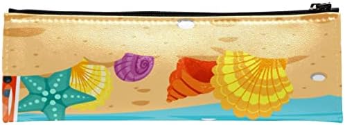 Тбуобт Торба За Шминка Патување Козметичка Торбичка Торбичка Чанта Чанта Со Патент, Здраво Летна Плажа Кокос Палм Океан