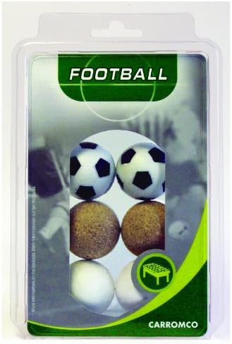 Фудбалски топки со табели со карико 2 х црно/бело 2 x бело 2 x обична плута