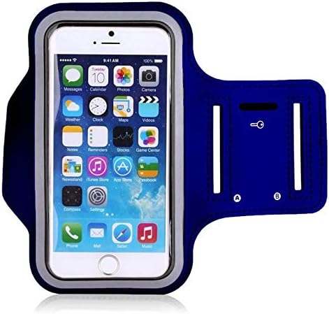 QWERTG 5,5 инчи Универзален држач за мобилни телефони на отворено со заштитен капак на Armband, за општа теретана што работи со мобилни телефони