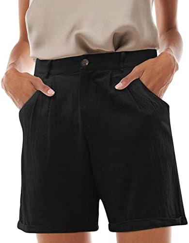 Графика Бермуда шорцеви жени колено должина на коленото лето летни шорцеви со дрес со длабоки џебови дневни долги шорцеви атлетски шорцеви