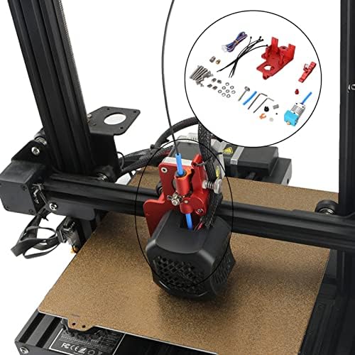 Micro Swiss Direction Drive Extruder Aluminum oxide Double Gear Short Range System 3D Printer Direct Drive Extruder за Ender 3,