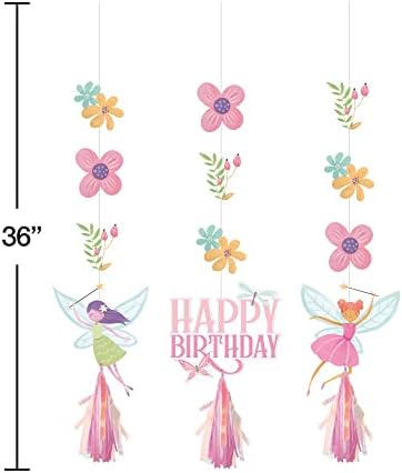 Девојки волшебни шумски самовила за роденденски садови за хартиени плочи и салфетки сет | Вудленд забава за резерви и украси за 24