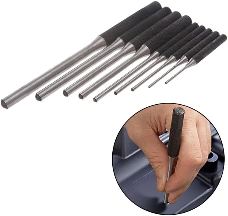 9PCS Трајни челични тркалачки игла Поставете комплет за алатки за отстранување на иглички Professional E56C | Комплети за алатки