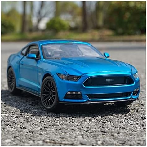 Скала модел на автомобил за Ford Mustang 2015 GT 5.0 легура диекаст модел на легура на легура на метални автомобили Подароци играчки