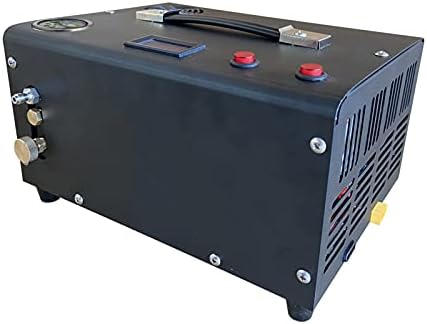 HPA преносен компресор за воздух за PCP, без вода/масло, напојување со CAR 12DC или HOME 110V AC со адаптер, за Airgun пушка PCP -инфлатор