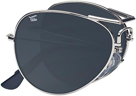 Набори Поларизирани Преклопни Очила За Сонце-Обложување На Леќи Отпорни На Гребење - Склопувачка Рамка-Премиум Кожна Кутија-Авијатичари