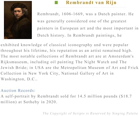 $ 80 - 1500 $ рака насликана од наставниците на уметнички академии - 2 нафтени слики Зимски пејзаж Рембрант ван Ријн уметнички декор на платно - Познати дела 01