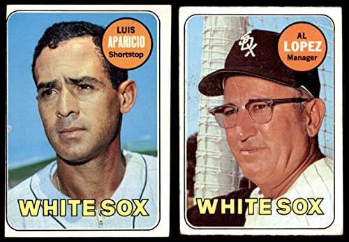 1969 Topps Chicago White Sox Team го постави Чикаго Вајт Сокс ВГ Вајт Сокс