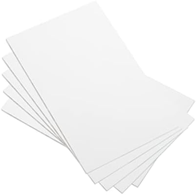 Занаетчиски листови со бели листови за бели пена, 30 пакувања, 9 x 12 инчи, дебелина од 2мм 0,0787 инчи, сет на хартија за пена