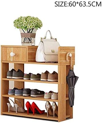 WSZJJ Мулти-слој Едноставна модерна полица за чевли Дом Едноставен домаќинство во изобилство на чевли, дрвена решетка за чевли