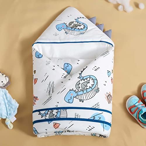 Бебе ватенка Зимска потопла обвивка за обвивка за лаптовно новороденче памук вреќа за спиење шетач за шетач за прием на ќебе за