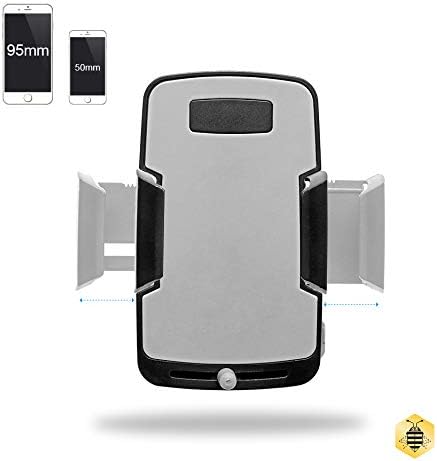 Saza Electronics S005 Universal ABS Air Vent Car Долче за телефон, на табла GPS Mount - Универзален држач за мобилни телефони без лизгање, за Samsung, iPhone, LG, Nokia, Huawei паметен телефон