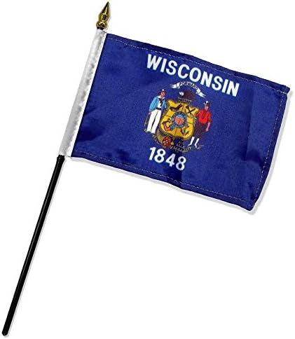 РФКО Висконсин 4 х6 Биро Стап Знаме на Големо многу 12