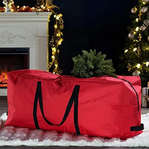 Божиќна Торба За Складирање На елка, за складирање на контејнери за венци божиќни Надувувања од влага &засилувач; Штета Заштита Од Прашина Божиќни