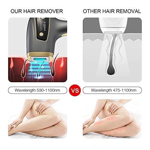 Безболно IPL ласерско отстранување на влакна за жени мажи дома | Постојаниот уред за отстранување на косата за пазувите за рака на лицето Бикини