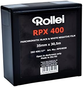 Rollei RPX 400 ISO Голема Брзина Црна &засилувач; Бел Филм, 35mm x 100 ft. Ролна