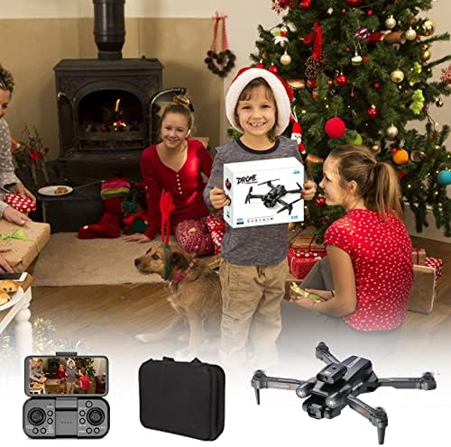 Фиудкс Беспилотно Летало СО 1080p Двојна HD Fpv Камера Режим Без Глава Еден Клуч Брзина На Стартување Божиќни Роденденски Подароци За Деца Возрасни