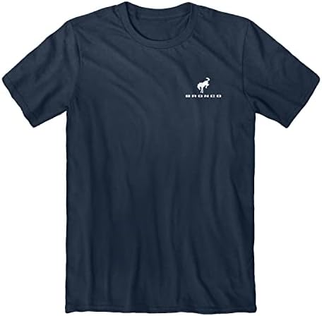 Машка маица за кратки ракави на Бронко Форд, машка маица со кратки ракави | Американско знаме, надвор од патот за loversубителите на пустината