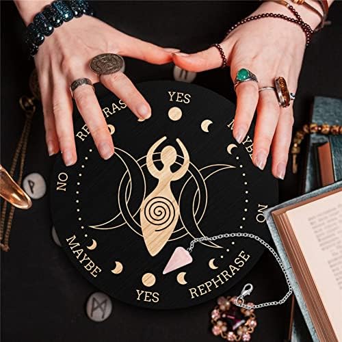 Craspire Pendulum Board Goddess of the Moon Downing Divination Metaphysical Порака за пораки 7.9.