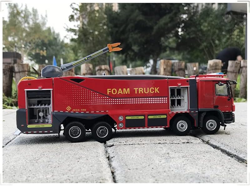 Jieda Fire for Benz Fone Faam Fire Truce Red 1/50 Diecast камион претходно изграден модел