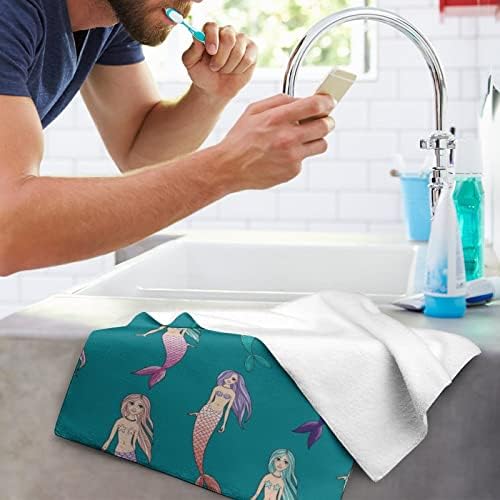 Симпатични сирени крпи за лице Премиум крпи за миење на миење садови за хотелска бања и бања