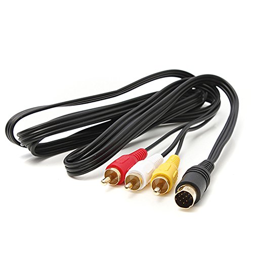 Oulekai Maoyi Sega Saturn Gold позлатен AV аудио видео кабелски кабел ТВ конектор