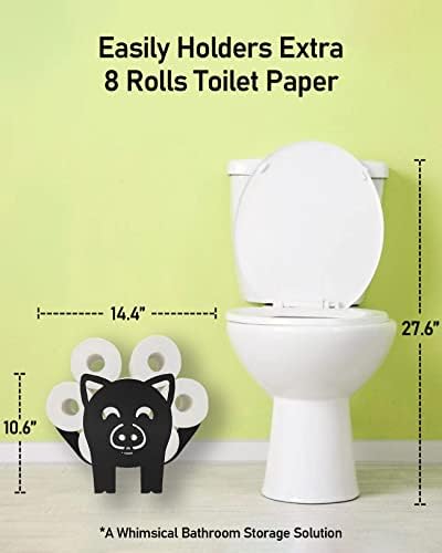 Држач За Тоалетна Хартија За Животни, Метално Складирање Тоалетна Хартија Во Гардлистер, Смешна Корпа За Ролна Тоалетна Хартија За Украсување