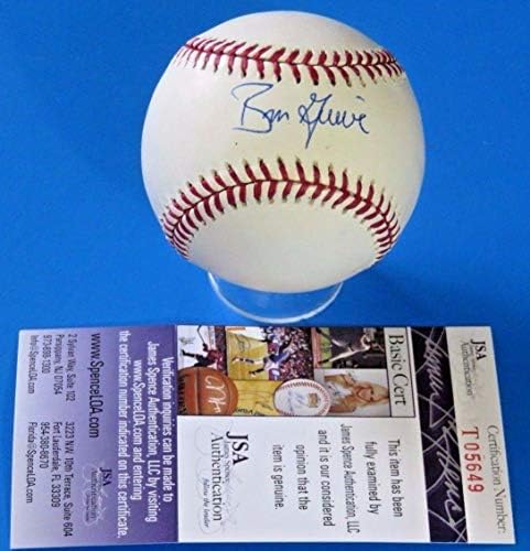 Бен Грив потпиша ОМЛ Бејзбол ~ Автограмска топка ~ JSA T05649 - автограмирани бејзбол