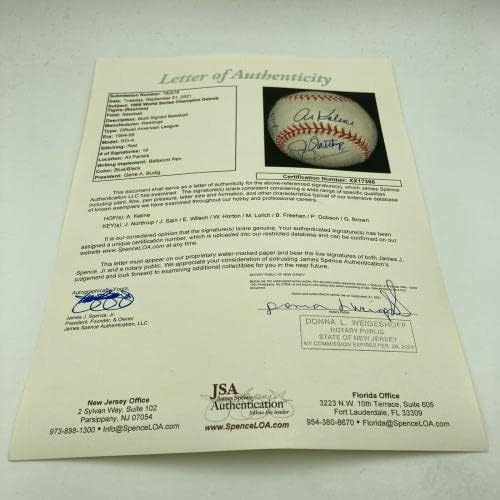 1968 година во Детроит Тигерс екипа на Светски серии потпиша бејзбол со JSA COA - Автограмирани бејзбол