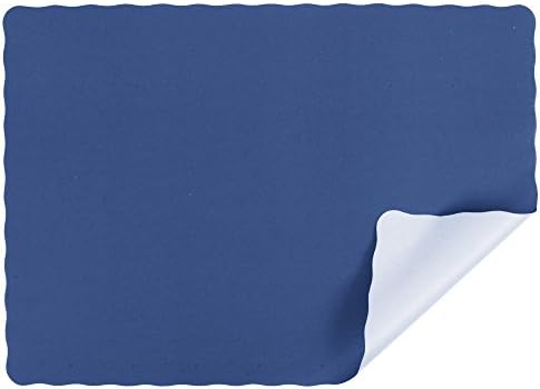Пласмат на хартија со сина боја на морнарицата со лушпа - 1000/Големина на случајот: 10 x 14